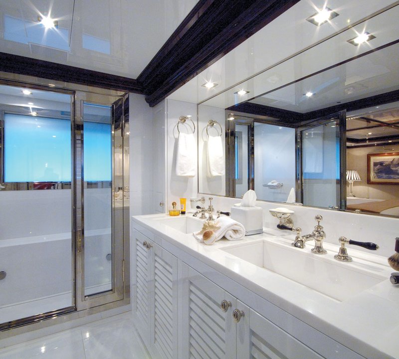 best superyacht bathrooms